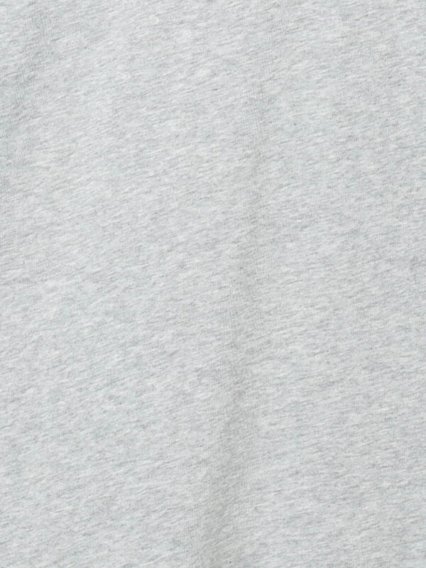 セール】 ドットチュール切り替えカットソー（オフホワイト/グレー