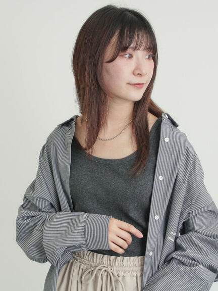 テレコノースリ（チャコールグレー/ブラック/ベージュ/キナリ）｜Samansa Mos2（サマンサ モスモス）通販