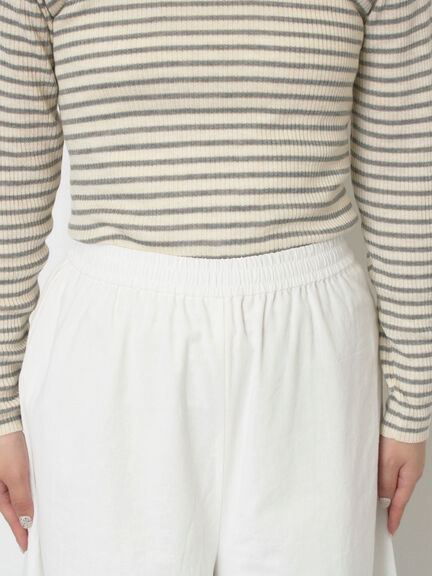 【WEB限定】レースペチパンツ（オフホワイト/ブラック）｜Samansa Mos2（サマンサ モスモス）通販