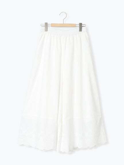 【WEB限定】レースペチパンツ（オフホワイト/ブラック）｜Samansa Mos2（サマンサ モスモス）通販