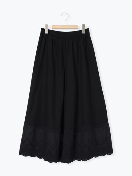 【WEB限定】レースペチパンツ（オフホワイト/ブラック）｜Samansa Mos2（サマンサ モスモス）通販