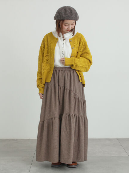 前立て刺繍フリルブラウス（オフホワイト/ベージュ/キナリ）｜Samansa Mos2（サマンサ モスモス）通販