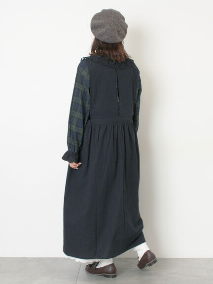 【WEB限定】前後2WAYレース襟ブラウス（オフホワイト/ブラック/ネイビー）｜Samansa Mos2（サマンサ モスモス）通販