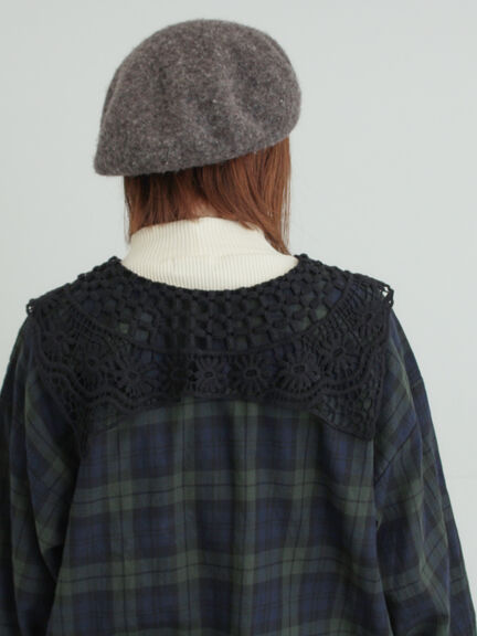 【WEB限定】前後2WAYレース襟ブラウス（オフホワイト/ブラック/ネイビー）｜Samansa Mos2（サマンサ モスモス）通販