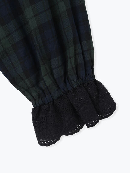 【WEB限定】前後2WAYレース襟ブラウス（オフホワイト/ブラック/ネイビー）｜Samansa Mos2（サマンサ モスモス）通販