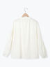 袖シャーリングギャザーブラウス（オフホワイト/ブラック/サックスブルー）｜Samansa Mos2（サマンサ モスモス）通販
