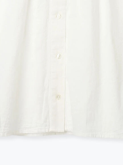 袖シャーリングギャザーブラウス（オフホワイト/ブラック/サックスブルー）｜Samansa Mos2（サマンサ モスモス）通販