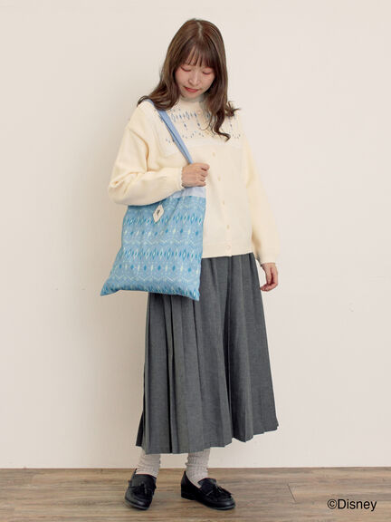 【Disney】アナと雪の女王/総柄トートバッグ（サックスブルー/ネイビー）｜Samansa Mos2（サマンサ モスモス）通販