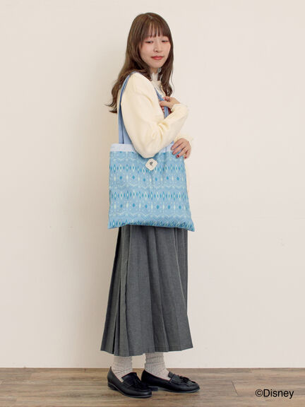 【Disney】アナと雪の女王/総柄トートバッグ（サックスブルー/ネイビー）｜Samansa Mos2（サマンサ モスモス）通販