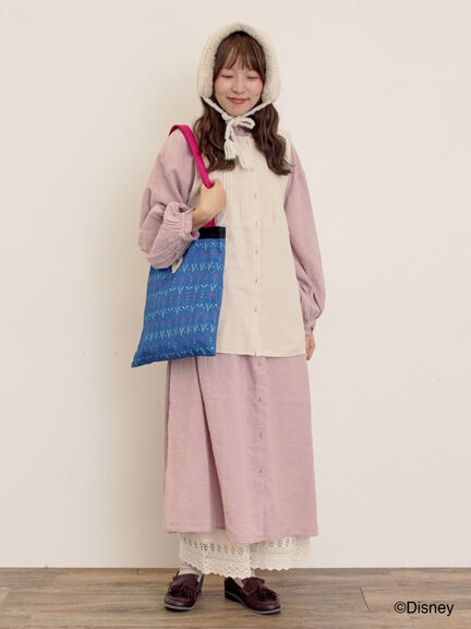 【Disney】アナと雪の女王/総柄トートバッグ（サックスブルー/ネイビー）｜Samansa Mos2（サマンサ モスモス）通販