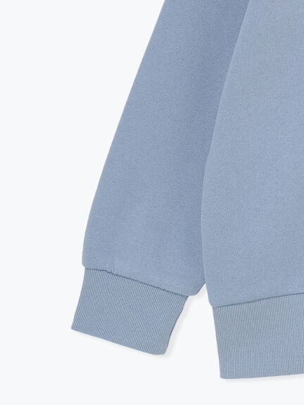 裏起毛ロゴ刺繍スウェット（グレー/ベージュ/サックスブルー）｜Samansa Mos2（サマンサ モスモス）通販