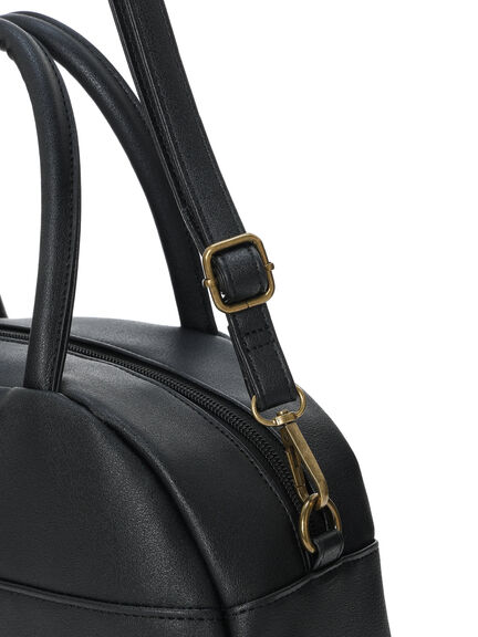 【2WAY】ボストンショルダーバッグ（ブラック/モカ）｜Samansa Mos2（サマンサ モスモス）通販