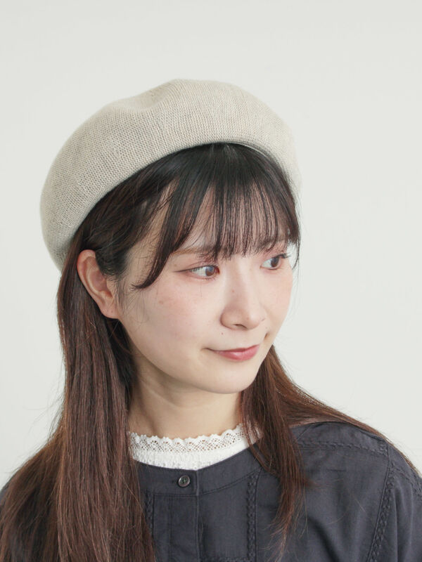 【消臭効果】ベレー帽（チャコールグレー/ベージュ/モカ）｜Samansa Mos2（サマンサ モスモス）通販