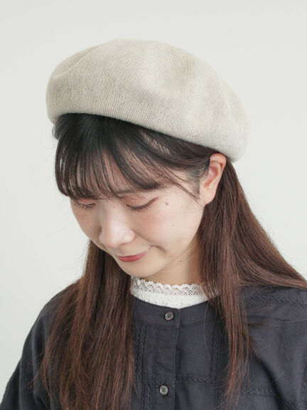 【消臭効果】ベレー帽（チャコールグレー/ベージュ/モカ）｜Samansa Mos2（サマンサ モスモス）通販
