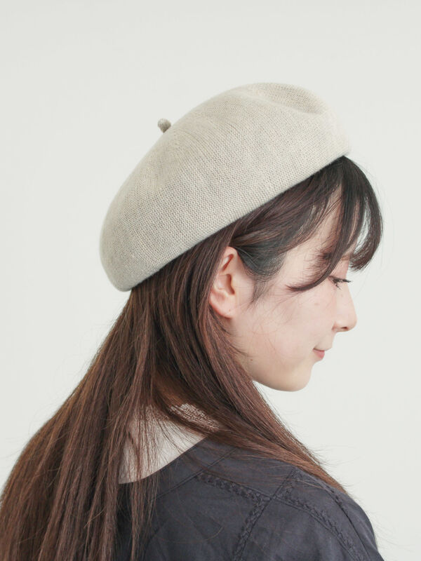 消臭効果】ベレー帽（チャコールグレー/ベージュ/モカ/アクセサリー