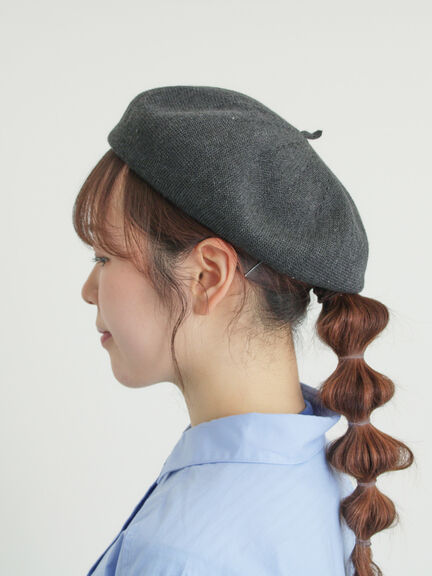 【消臭効果】ベレー帽（チャコールグレー/ベージュ/モカ）｜Samansa Mos2（サマンサ モスモス）通販