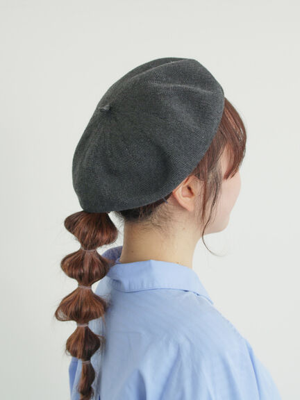 【消臭効果】ベレー帽（チャコールグレー/ベージュ/モカ）｜Samansa Mos2（サマンサ モスモス）通販