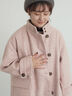 ウールライクスタンドネックコート（ピンク）｜Samansa Mos2（サマンサ モスモス）通販