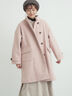ウールライクスタンドネックコート（チャコールグレー/ピンク/ベージュ/モカ）｜Samansa Mos2（サマンサ モスモス）通販