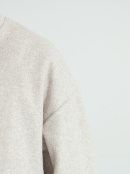 ウールライクスタンドネックコート（チャコールグレー/ピンク/ベージュ/モカ）｜Samansa Mos2（サマンサ モスモス）通販