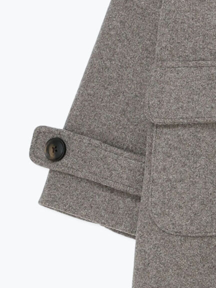 ウールライクスタンドネックコート（チャコールグレー/ピンク/ベージュ/モカ）｜Samansa Mos2（サマンサ モスモス）通販