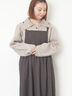エプロンジャンパースカート（チャコールグレー/ベージュ/キャメル）｜Samansa Mos2（サマンサ モスモス）通販