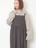 エプロンジャンパースカート（チャコールグレー/ベージュ/キャメル）｜Samansa Mos2（サマンサ モスモス）通販