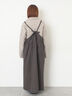 エプロンジャンパースカート（チャコールグレー/ベージュ/キャメル）｜Samansa Mos2（サマンサ モスモス）通販