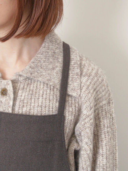 エプロンジャンパースカート（チャコールグレー/ベージュ/キャメル）｜Samansa Mos2（サマンサ モスモス）通販