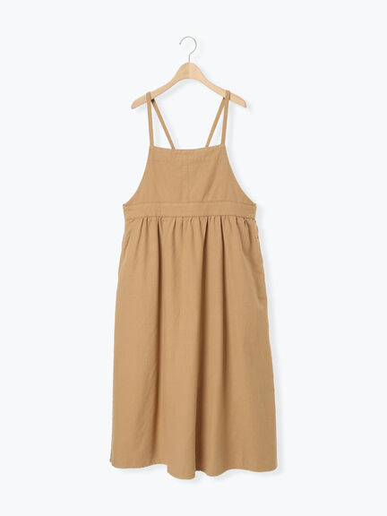 エプロンジャンパースカート（チャコールグレー/ベージュ/キャメル）｜Samansa Mos2（サマンサ モスモス）通販