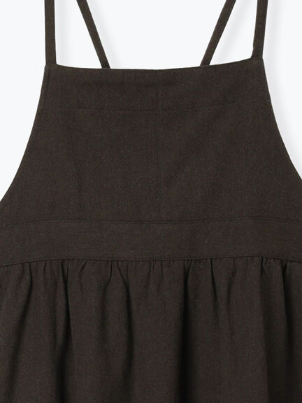 エプロンジャンパースカート（チャコールグレー/ベージュ/キャメル）｜Samansa Mos2（サマンサ モスモス）通販