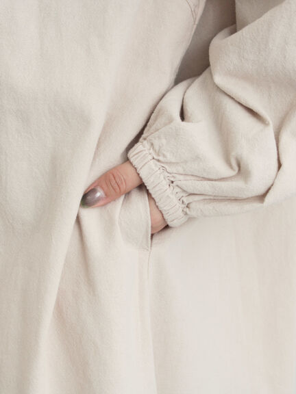 【S/Mサイズ】切替配色刺繍ワンピース（ブラック/ベージュ/モカ）｜Samansa Mos2（サマンサ モスモス）通販