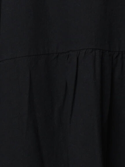 【S/Mサイズ】切替配色刺繍ワンピース（ブラック/ベージュ/モカ）｜Samansa Mos2（サマンサ モスモス）通販