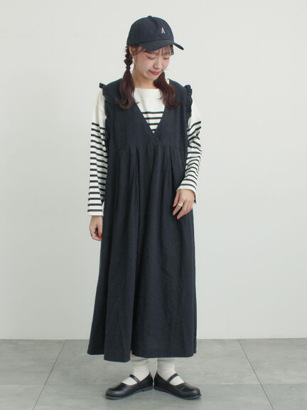 パネルボーダーバスクシャツ（グレー/ブラック/ピンク/イエロー）｜Samansa Mos2（サマンサ モスモス）通販