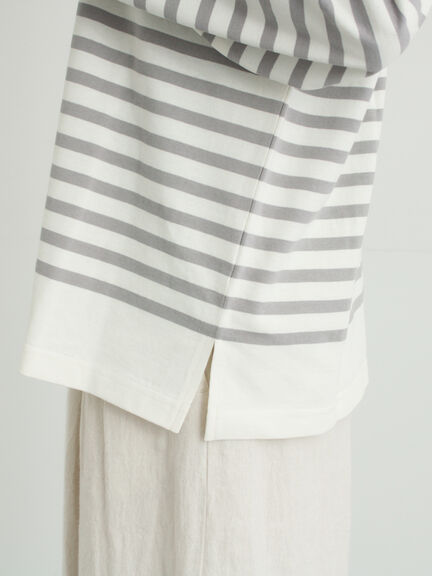 パネルボーダーバスクシャツ（グレー/ブラック/ピンク/イエロー）｜Samansa Mos2（サマンサ モスモス）通販