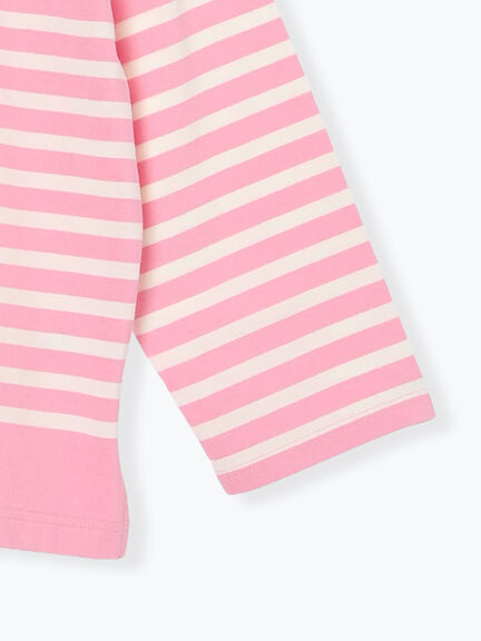 パネルボーダーバスクシャツ（グレー/ブラック/ピンク/イエロー）｜Samansa Mos2（サマンサ モスモス）通販