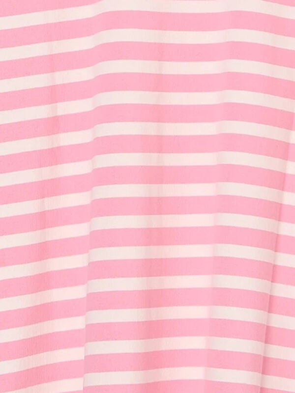 セール】 パネルボーダーバスクシャツ（グレー/ブラック/ピンク