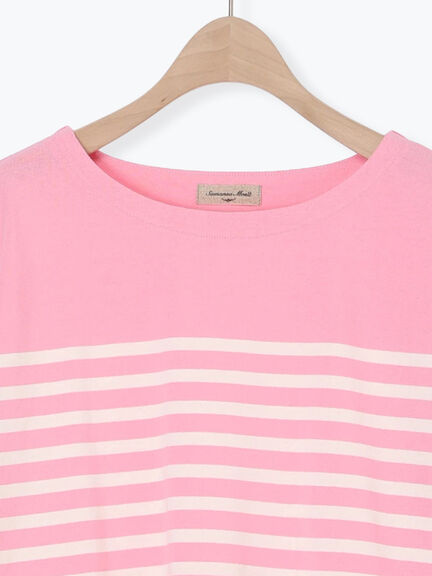 パネルボーダーバスクシャツ（グレー/ブラック/ピンク/イエロー）｜Samansa Mos2（サマンサ モスモス）通販