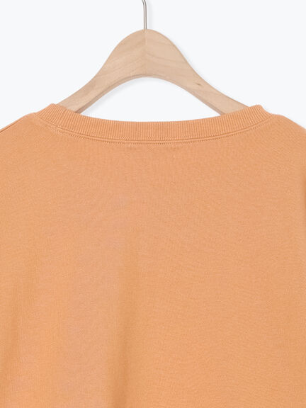 クロスステッチフラワー刺繍スウェット（オレンジ/ダークブラウン/キナリ）｜Samansa Mos2（サマンサ モスモス）通販