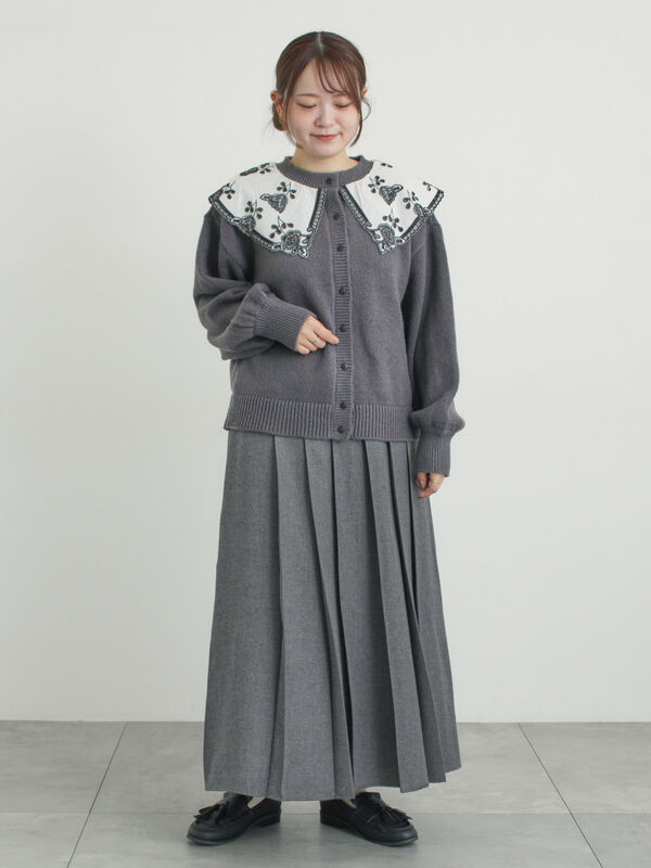 セール】 【帯電防止裏地】柄アソートプリーツスカート