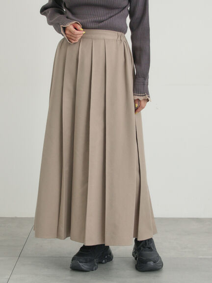 【帯電防止裏地】柄アソートプリーツスカート（チャコールグレー/レッド/ベージュ/グリーン）｜Samansa Mos2（サマンサ モスモス）通販