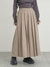 【帯電防止裏地】柄アソートプリーツスカート（チャコールグレー/レッド/ベージュ/グリーン）｜Samansa Mos2（サマンサ モスモス）通販