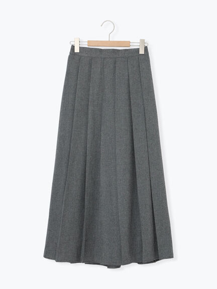 【帯電防止裏地】柄アソートプリーツスカート（チャコールグレー/レッド/ベージュ/グリーン）｜Samansa Mos2（サマンサ モスモス）通販