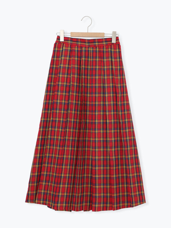 セール】 【帯電防止裏地】柄アソートプリーツスカート