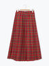 【帯電防止裏地】柄アソートプリーツスカート（チャコールグレー/レッド/ベージュ/グリーン）｜Samansa Mos2（サマンサ モスモス）通販