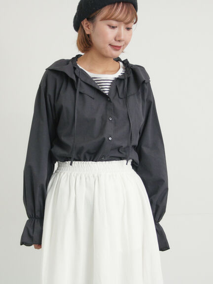 フリル襟ブラウス（ブラック/サックスブルー/キナリ）｜Samansa Mos2（サマンサ モスモス）通販