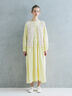 【Cross×Linen】ギャザーワンピース（イエロー）｜Samansa Mos2（サマンサ モスモス）通販