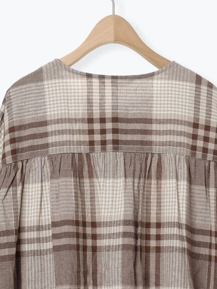 【Cross×Linen】ギャザーワンピース（レッド/ベージュ/モカ/イエロー/グリーン）｜Samansa Mos2（サマンサ モスモス）通販