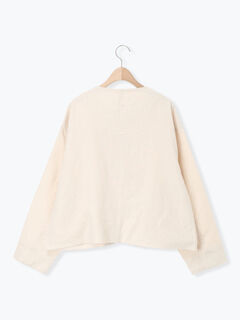 SM2【Cross×Linen】クルーネックジャケット サマンサ モスモス Samansa Mos2 【Cross×Linen】クルーネック