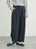 【Cross×Linen】ふんわりパンツ（ブラック）｜Samansa Mos2（サマンサ モスモス）通販